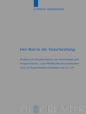 cover image of Der Ruf in die Entscheidung